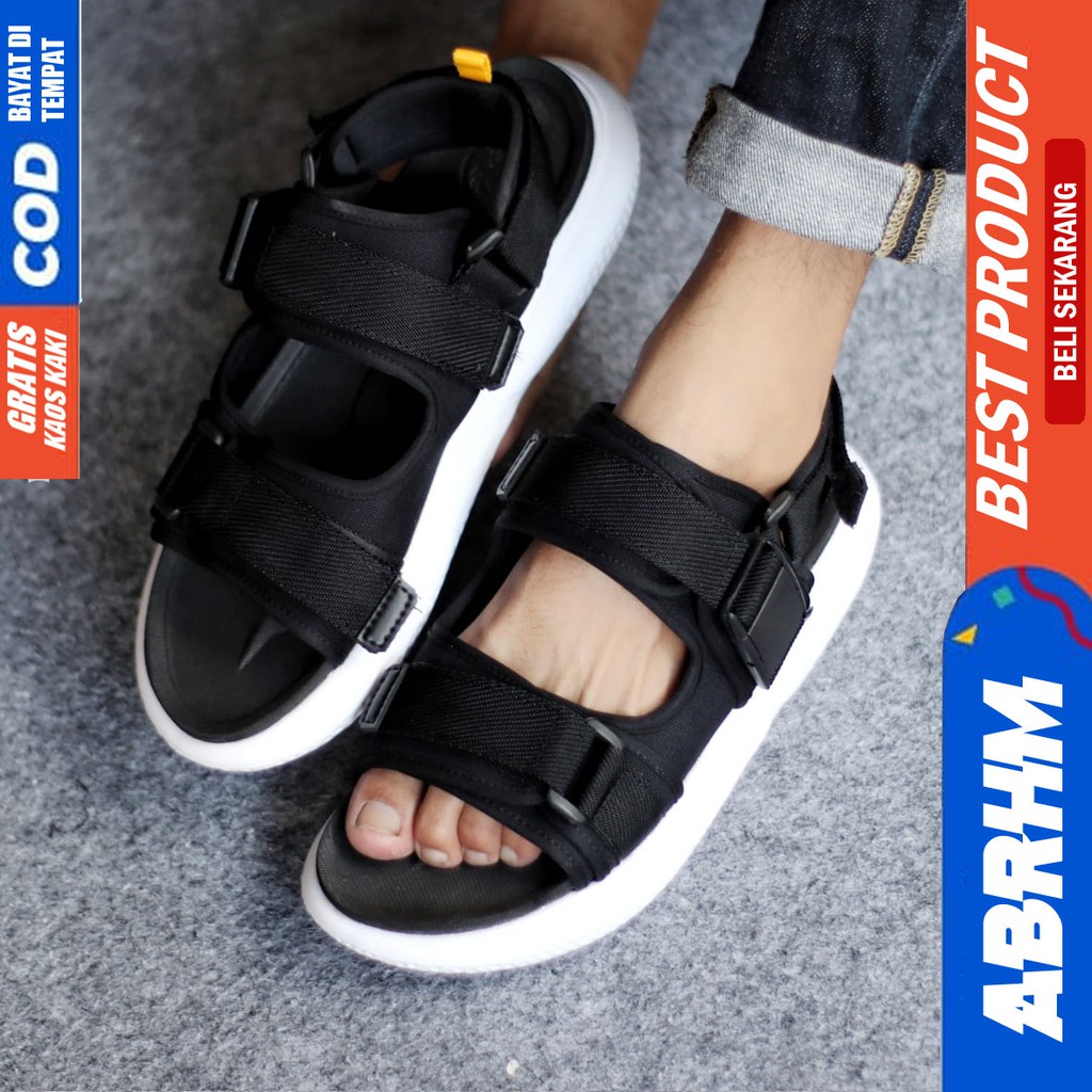 ABRHM x KOJO Sandal Slide Pria Sandal Slop Pria Sendal Selop Cowok / Cowok Ori Distro Keren Kekinian