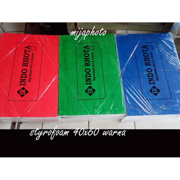 

stryfoam ( gabus)warna Terang