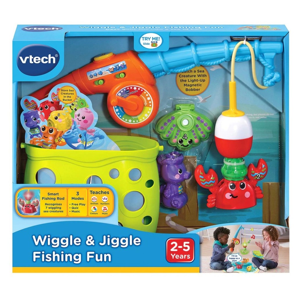 Vtech Wiggle & Jiggle Fishing Fun Mainan Anak 2-5 Tahun Original Toys And Pancingan