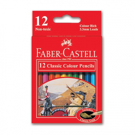 

FABER CASTELL PENSIL WARNA CLASSIC ISI 12 PENDEK / PW FC CLASSIC 12 PD 115851