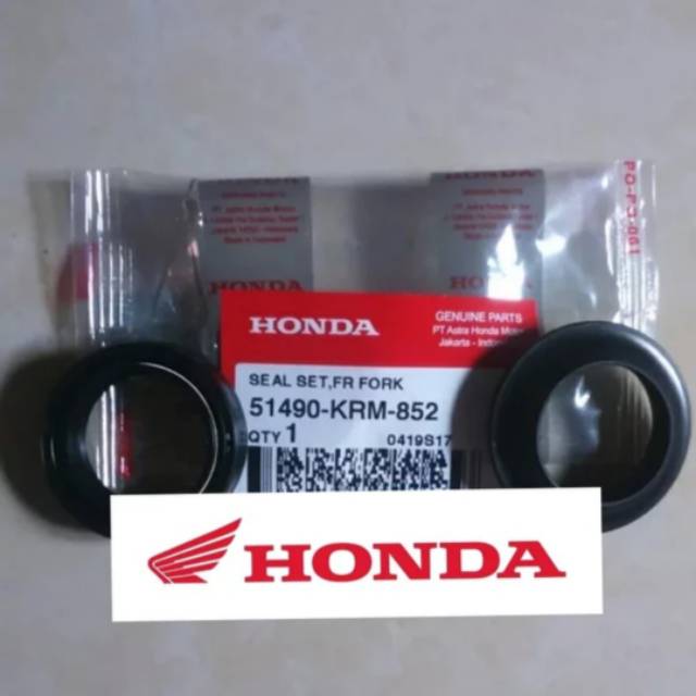 51490-KRM-852 Seal shock motor cb 150 old ori Honda