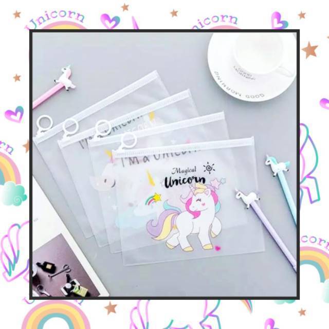 

KP004 TEMPAT PENSIL UNICORN KOTAK PENSIL LUCU PENCIL CASE UNIK ZIPPER ORGANIZER LEIDIS STATIONARY