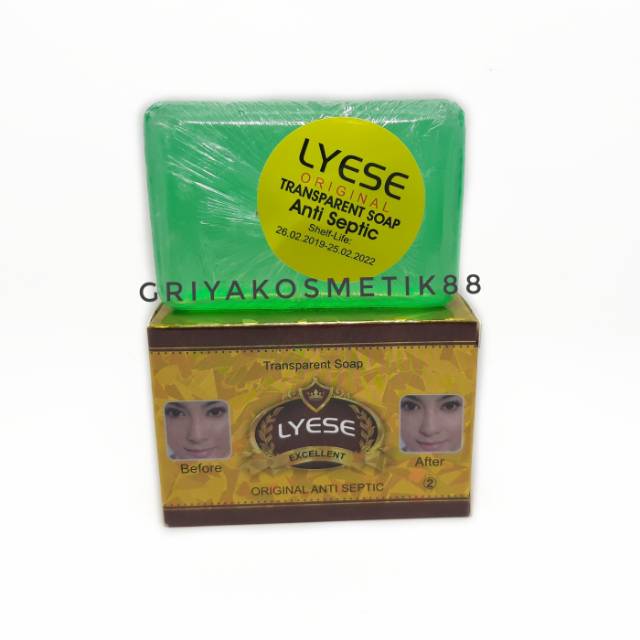 SABUN LYESE ANTI SEPTIC ORIGINAL [HIJAU]