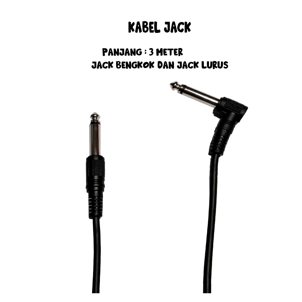 Kabel jeck gitar 3m