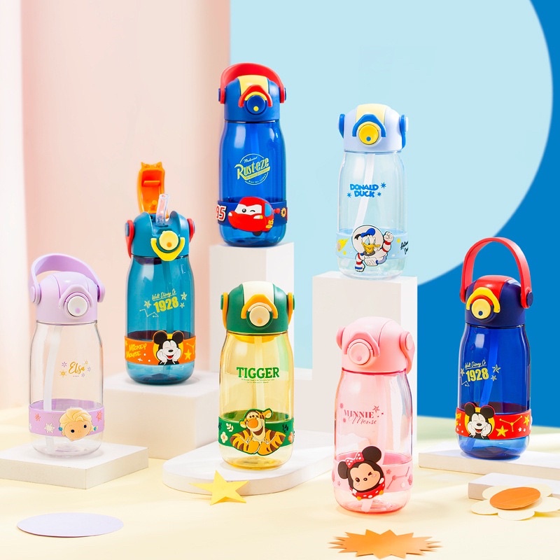 Botol Minum Sedot Elsa Mickey Minnie / Botol Minum Anak Sedot