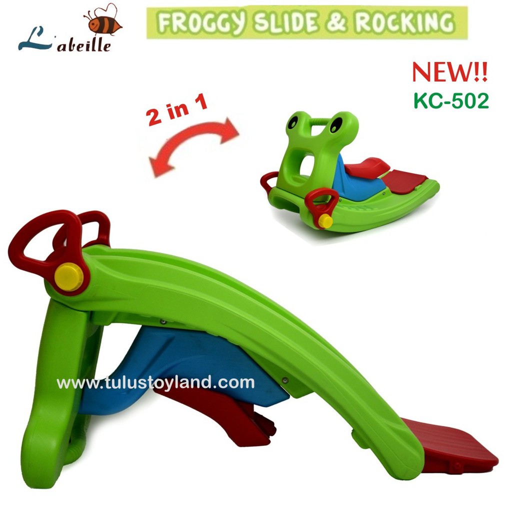 Perosotan Labeille NEW Froggy 2 in 1 Slide to Rocker Kuda Kudaan