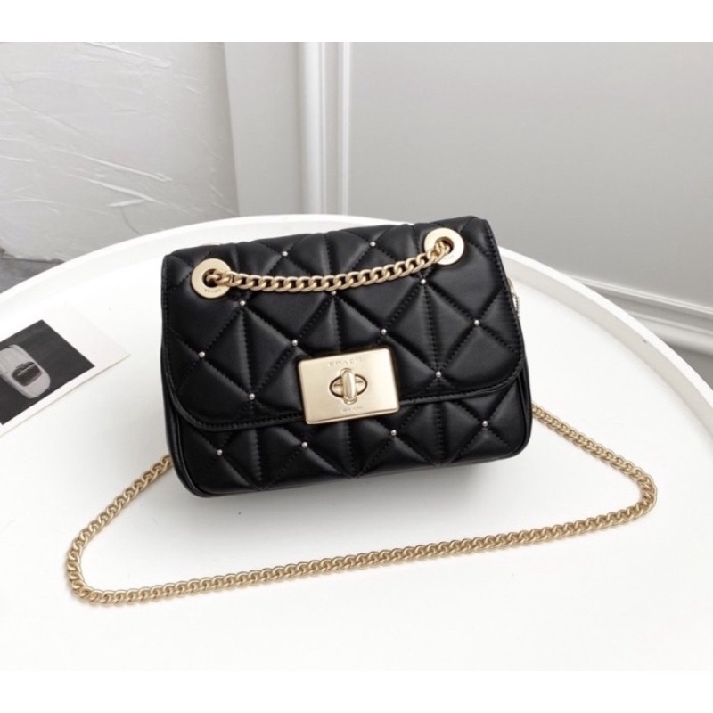 CASSIDY CROSSBODY WITH STUDDED DIAMOND QUILTING (COACH F38074)