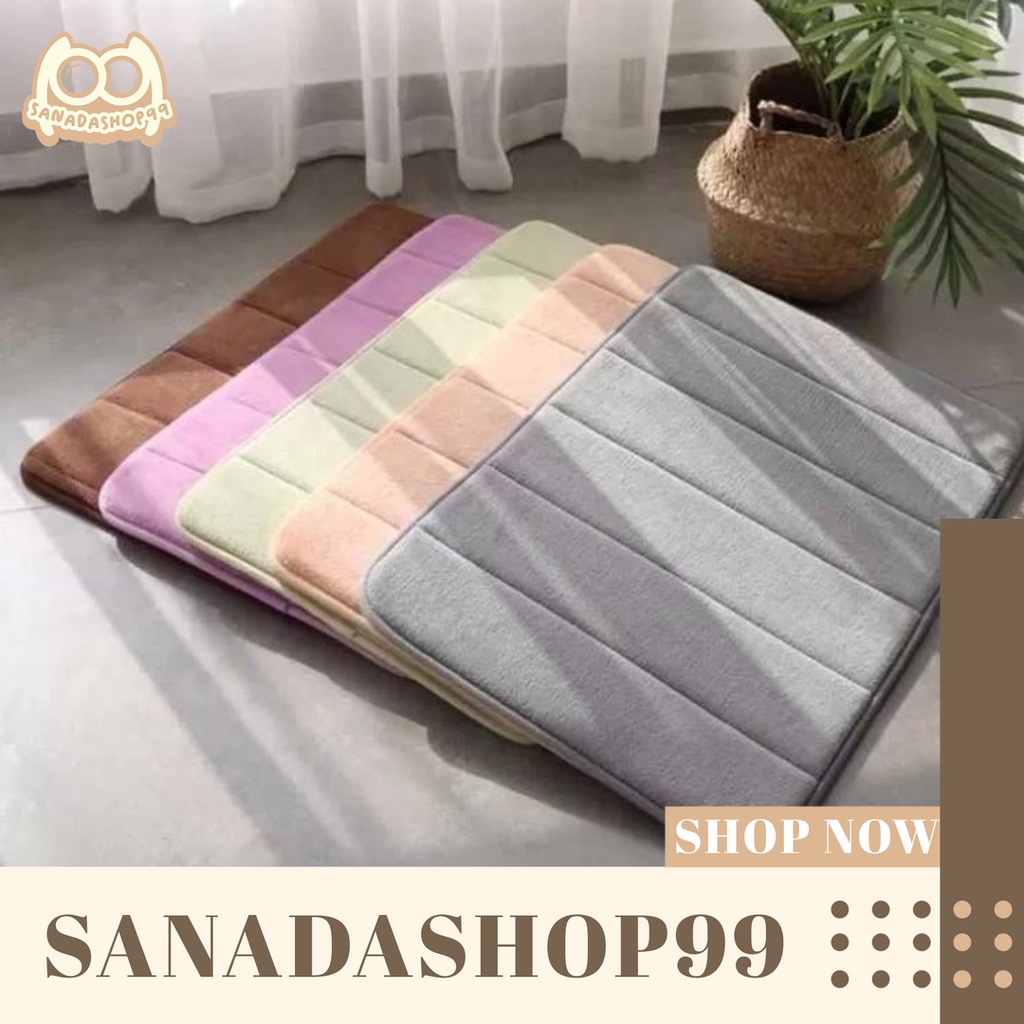 (KS06) Keset Anti Selip Bahan Memory Foam Keset Kamar Mandi Rumah Dapur  Keset Lantai Keset Kaki