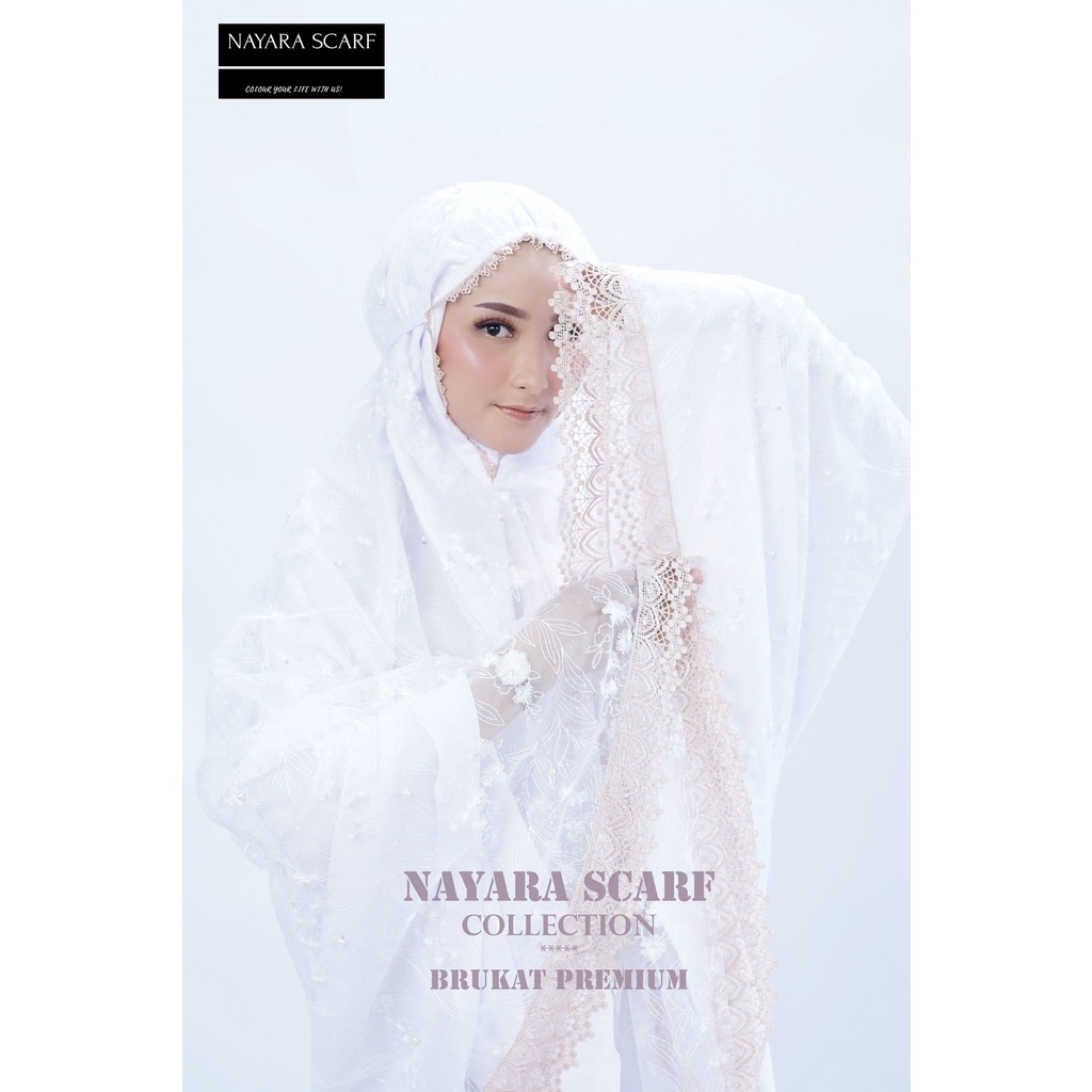 MUKENA DEWASA BROKAT 2 LAYER SUPER MEWAH | PREMIUM