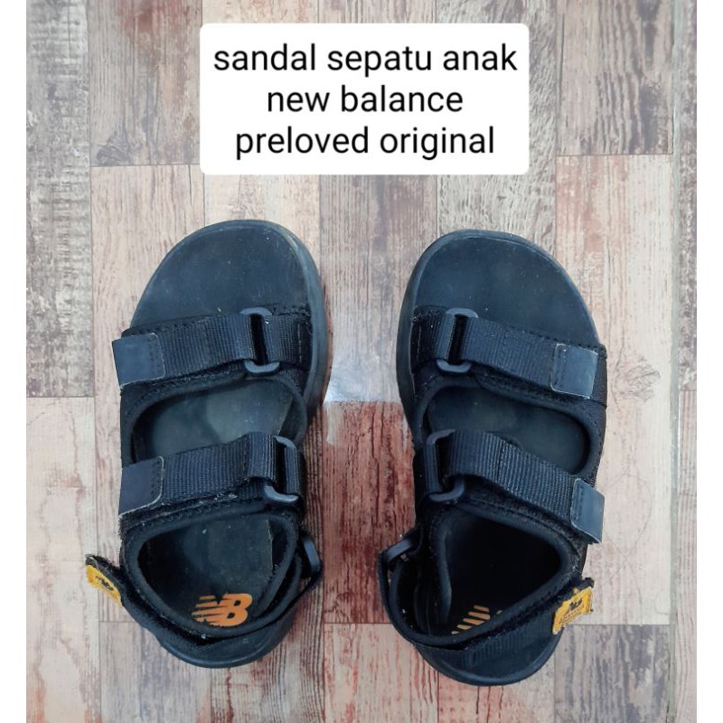 sandal sepatu anak new balance original preloved second good condition