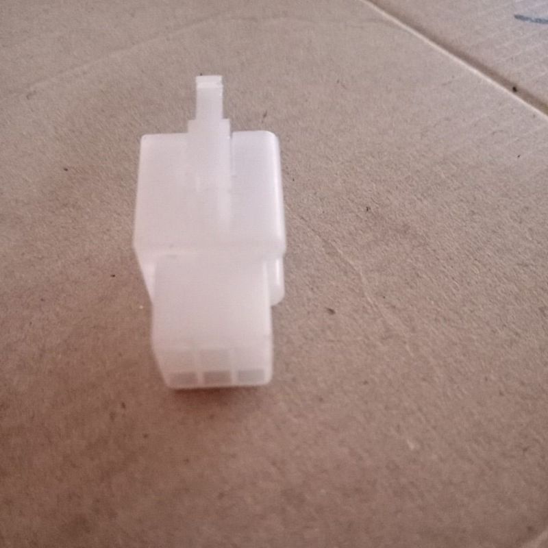 soket 6 pin kosongan male/cowo