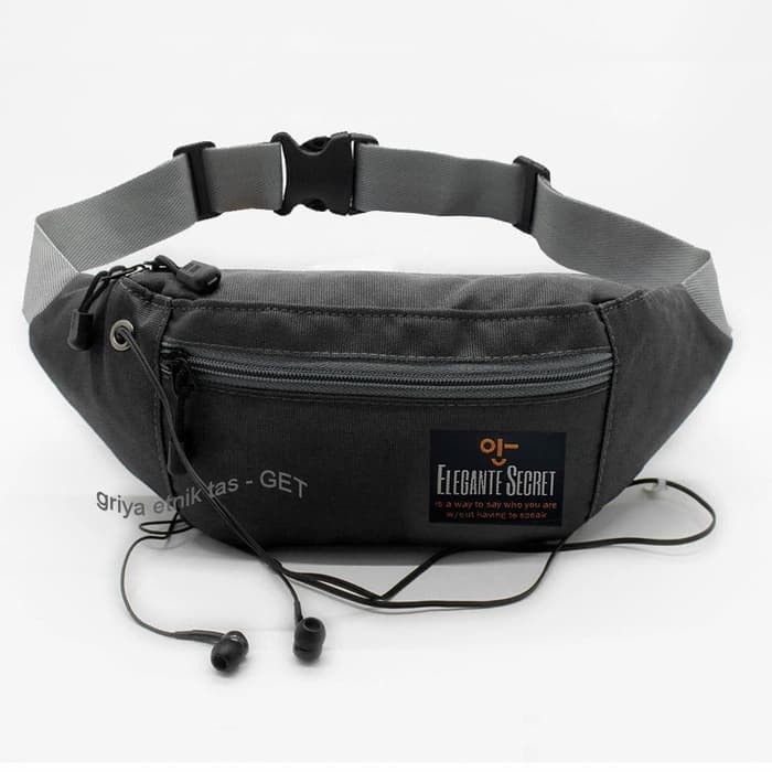 Tas Pinggang Pria Tas Selempang Cowok Waistbag Laki Slempang Cowo Kantong Soren Waist Bag Mini 44