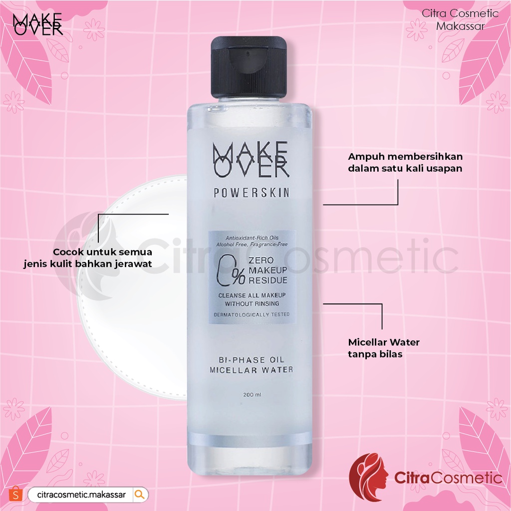 Make Over Powerskin Bi-Phase Oil Micellar Water 185Ml