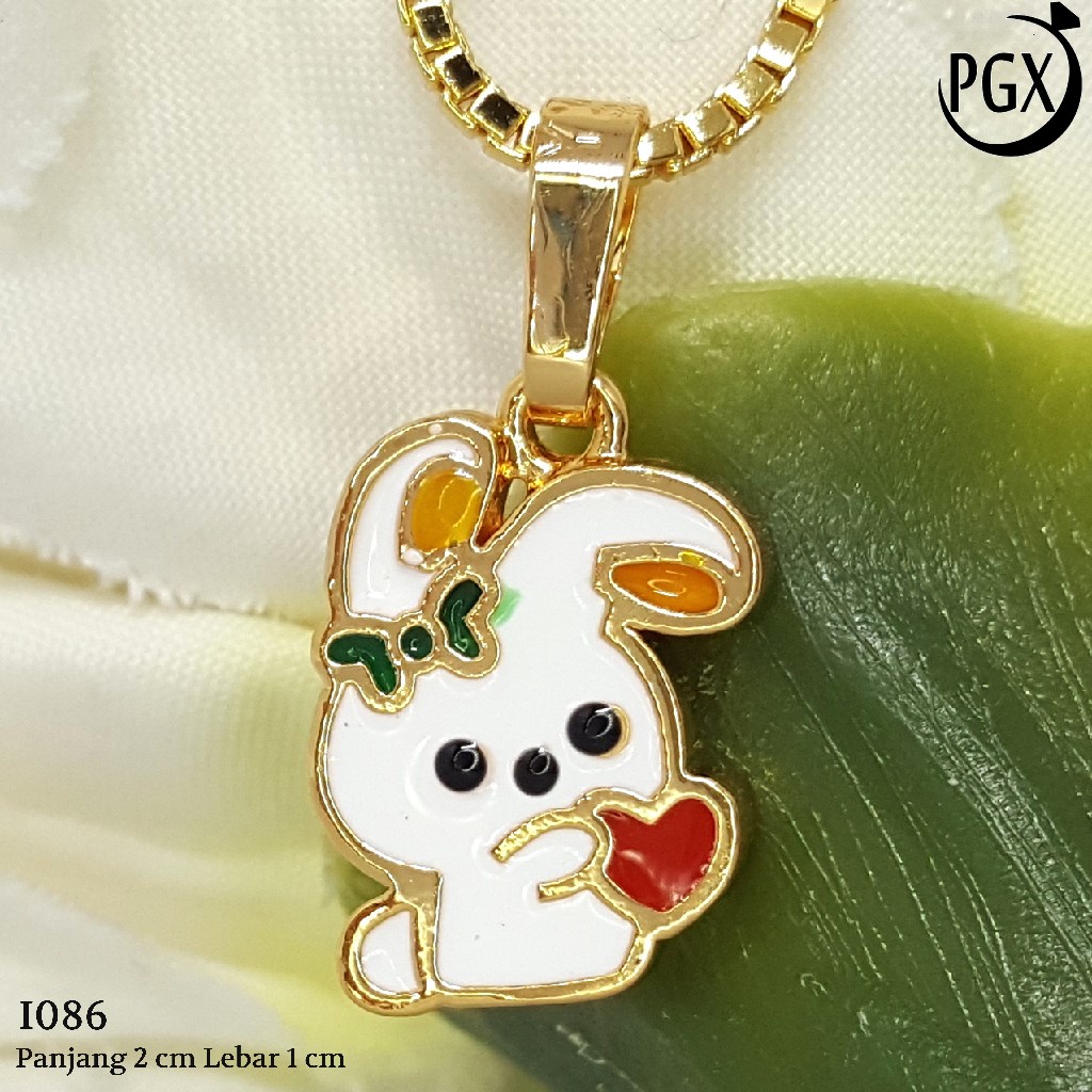 PGX Liontin Kalung Xuping Wanita Aksesoris Fashion Perhiasan Lapis Emas  - I086