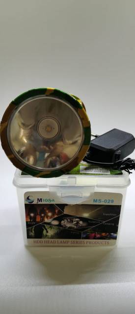 Senter Kepala 50 Watt Bisa Charge / Head Lamp 50 Watt MS 029