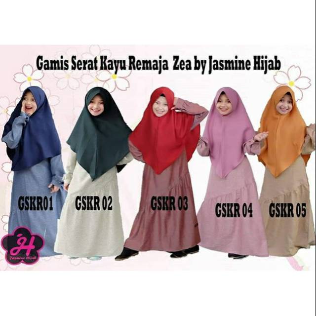 GAMIS COUPLE IBU DAN ANAK SERAT KAYU REMAJA (GSKR)