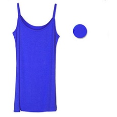 Korean Basic Inner Tanktop Atasan Wanita Polos Tanpa Lengan 2387-Blue