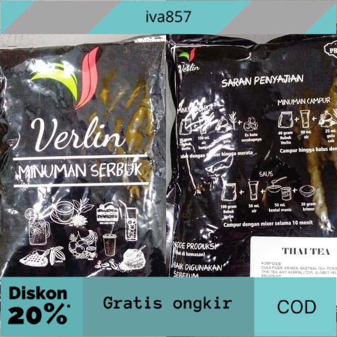 

PROMO Bubuk / Powder Minuman Thai tea Vaganza - All Variant GRATIS ONGKIR