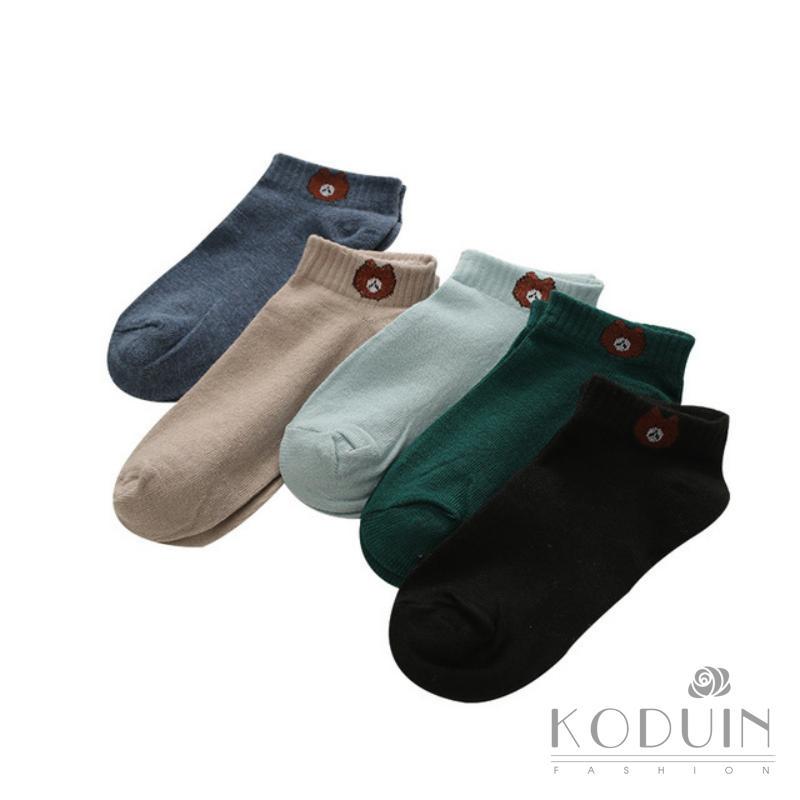 Kaos Kaki Katun Hangat Warna Polos untuk Musim Panas Kaos Kaki Katun Hangat Warna Polos untuk Musim Panas