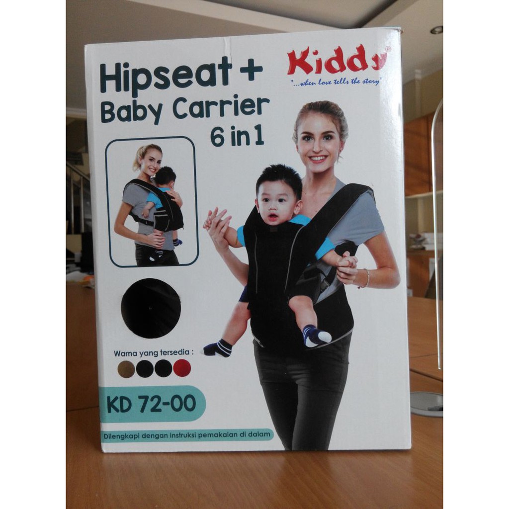 KIDDY HIPSEAT + BABY CARRIER 6 IN 1 KD 7200 | Shopee Indonesia