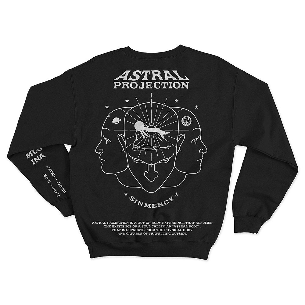 Sinmercy Crewneck Astral Projection Casual Shopee Indonesia