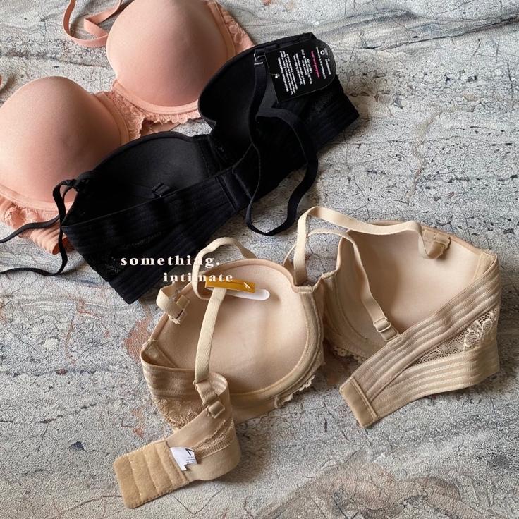 ✶ MAIDENFORM The Cassie Lace Multiway Strapless Push Up Bra / Bh Pushup Lepas Tali Beha Sisa Export 