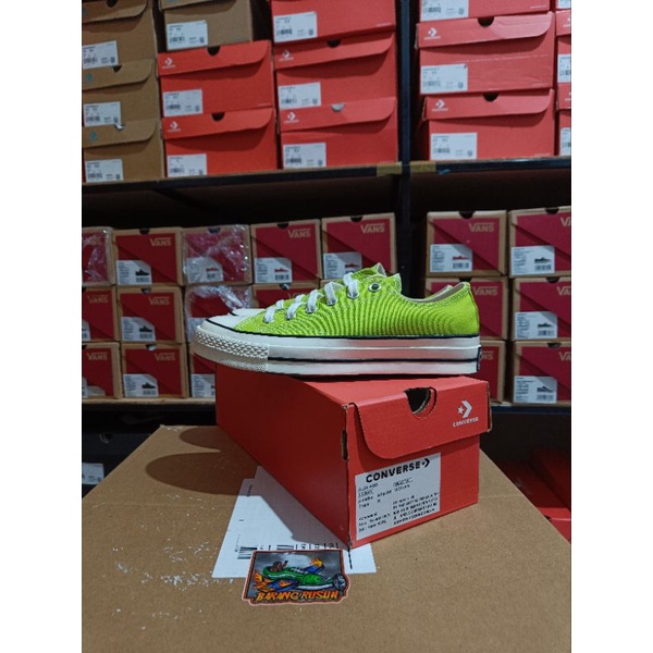 Converse Chuck 70s ox Low Lime Twist Egret Original  Resmi Map