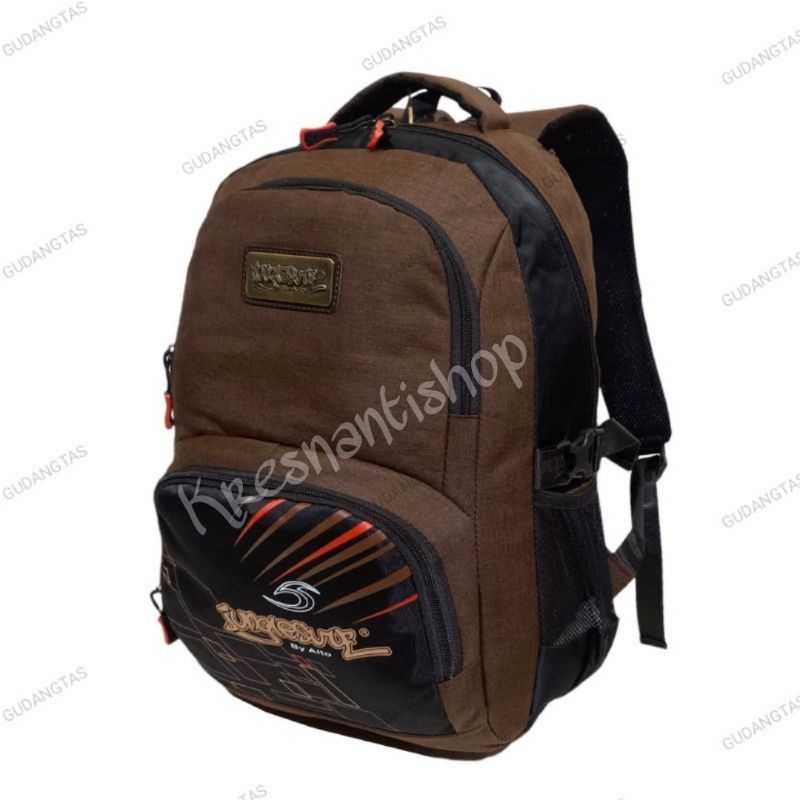 Tas ransel alto Junglesurf anak laki sekolah import backpack