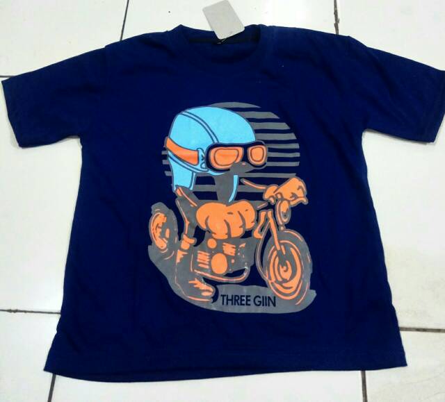 KAOS ANAK COWOK MURAH MOTOR CARCELL REALPIC kaos murah bisa dibayar ditempat COD