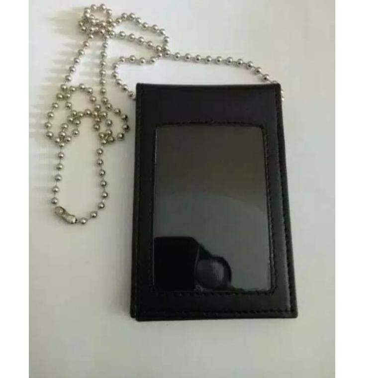 

BIG SALE Name Tag ID Card Holder plus kalung rantai glossy