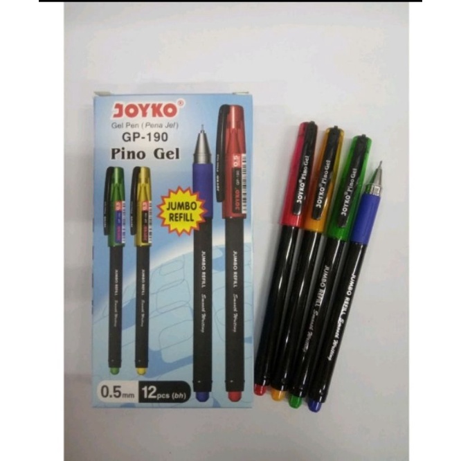 

Pulpen / Pen / Pena Gel Joyko Pino GP-190 (12pcs)