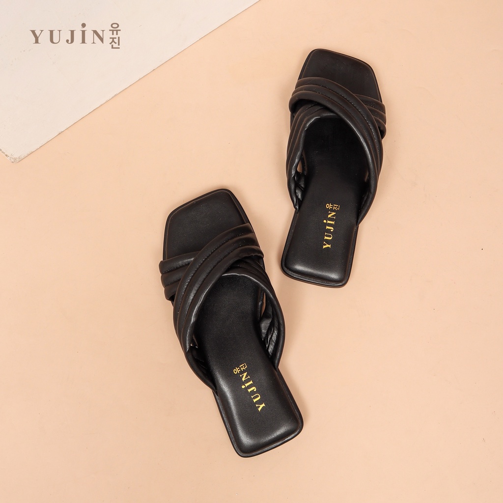 YUJIN Sandal Teplek Wanita Harumi Women Korean Fashion