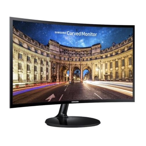 Monitor samsung 24&quot; 23.5&quot; curved 1800r VA 1080p FHD 6ms 60hz hdmi vga cf390 c24f390fhe - Led 23.5 24 inch c24f390