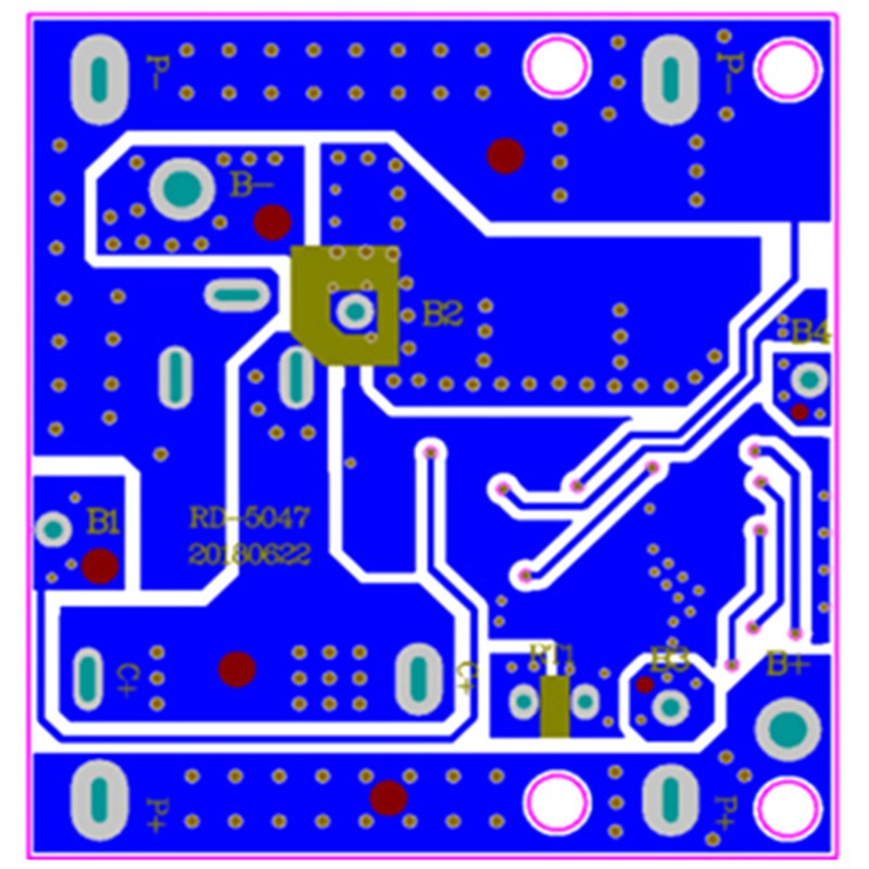 Papan Pelindung Sirkuit Pengisi Daya Baterai 5S 18V 21V 20A