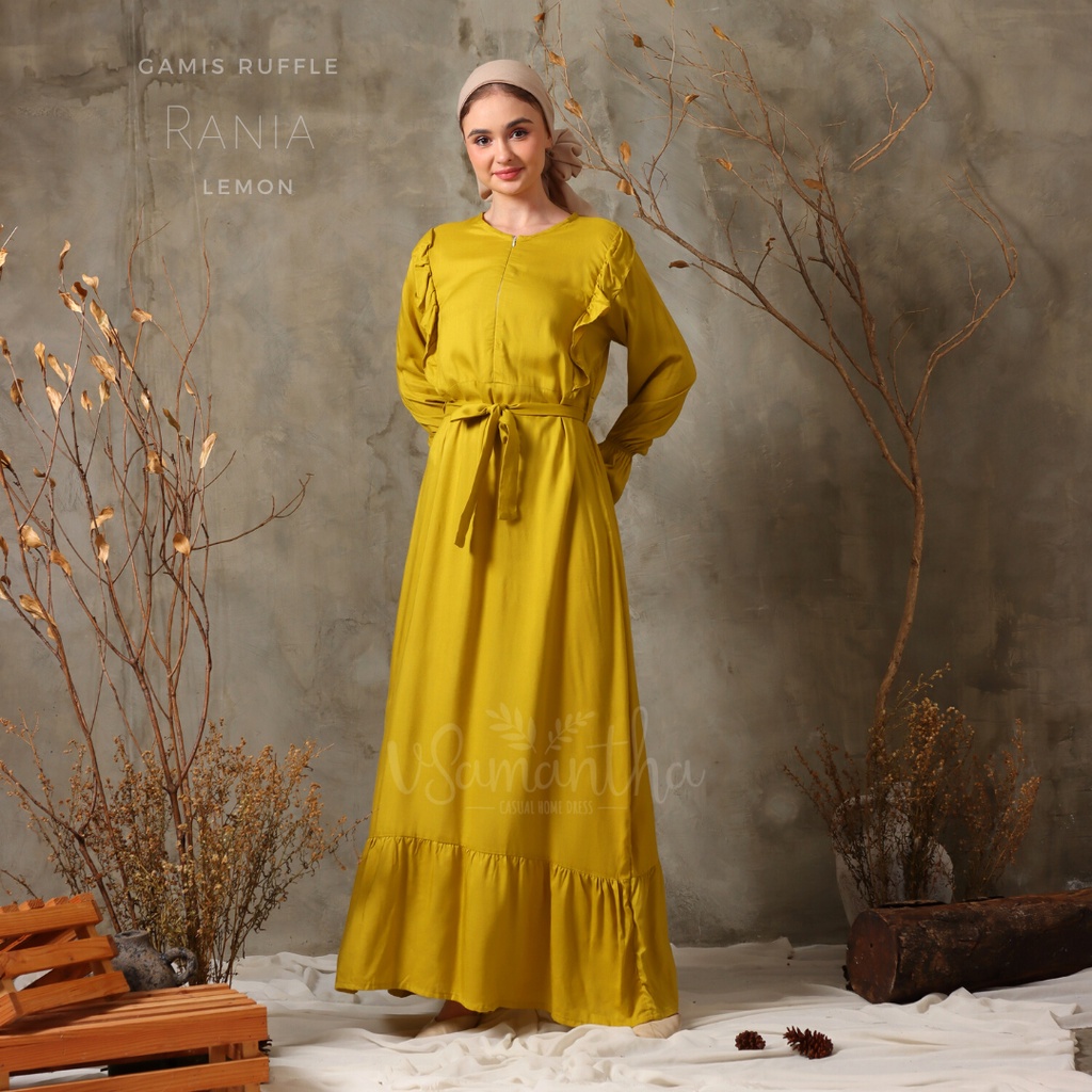 vSamantha - Gamis Homedress Ruffle Motif Rania