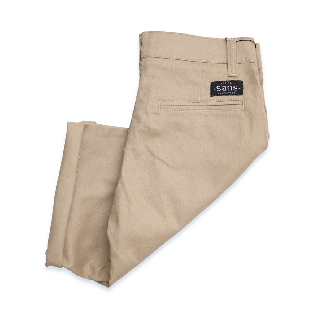 SANVANINA Celana Chino Pendek Slim Fit Khaki | Short Chino Khaki EA-026C