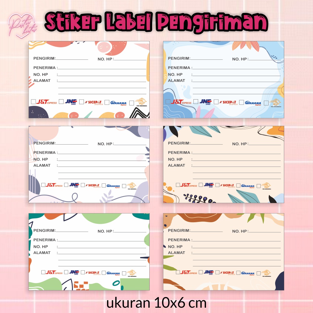 

Sticker Label Pengiriman Alamat Online Shop Stiker Form Olshop Aesthetic