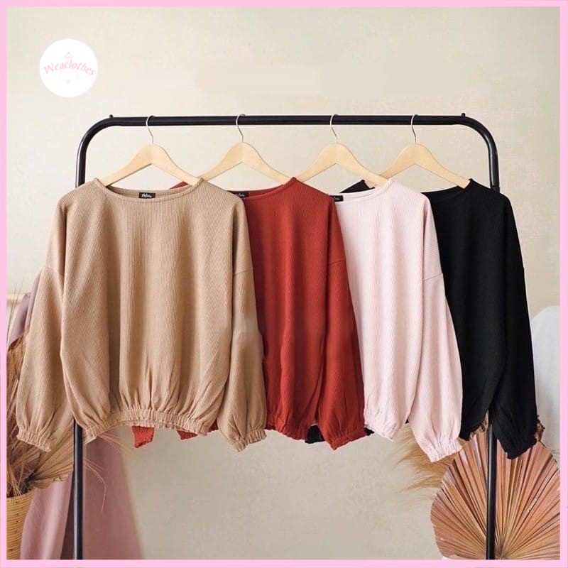 WC - Acika Top RIB / Jesica Blouse / Blouse / Blouse Wanita / Atasan Wanita