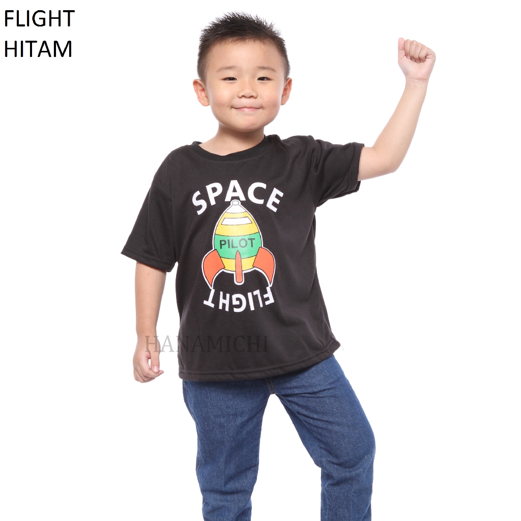 Hanamichi FLIGHT Kaos Anak Lengan Pendek