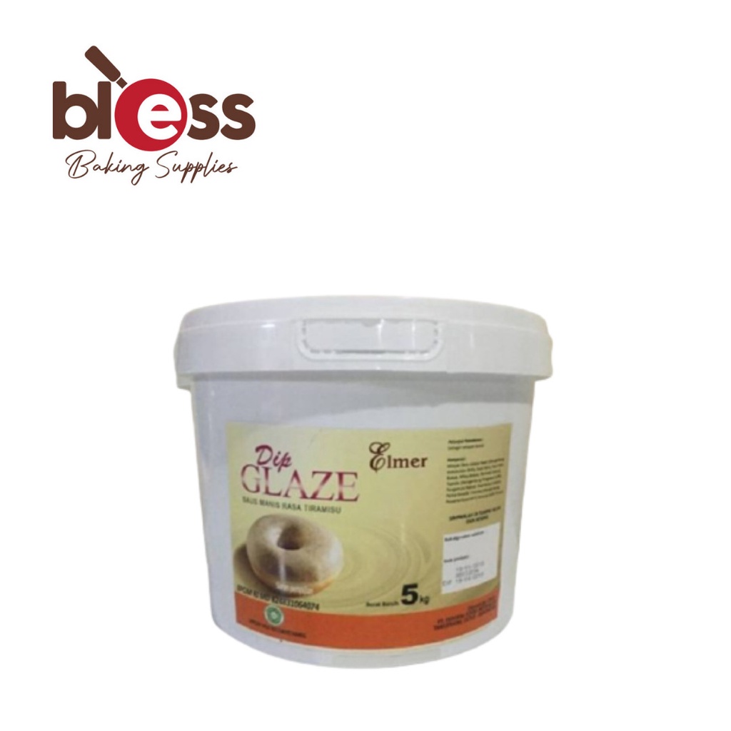 

ELMER GLAZE TIRAMISU 5 KG / DOUGHNUT TOPPING DONAT DONUT PISANG NUGGET
