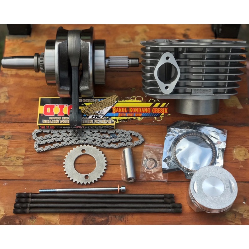 paket hemat upgrade bore up 250cc pnp cb gl mp tiger askruk xiema