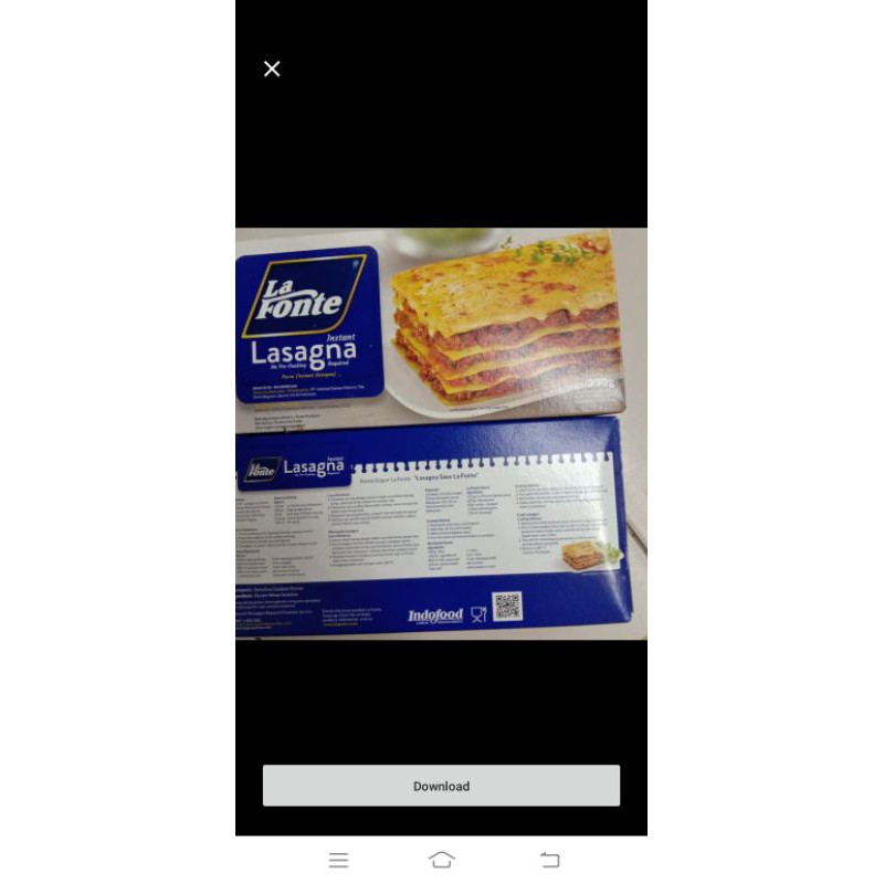 

lafonte.instan lasagna 450 grm