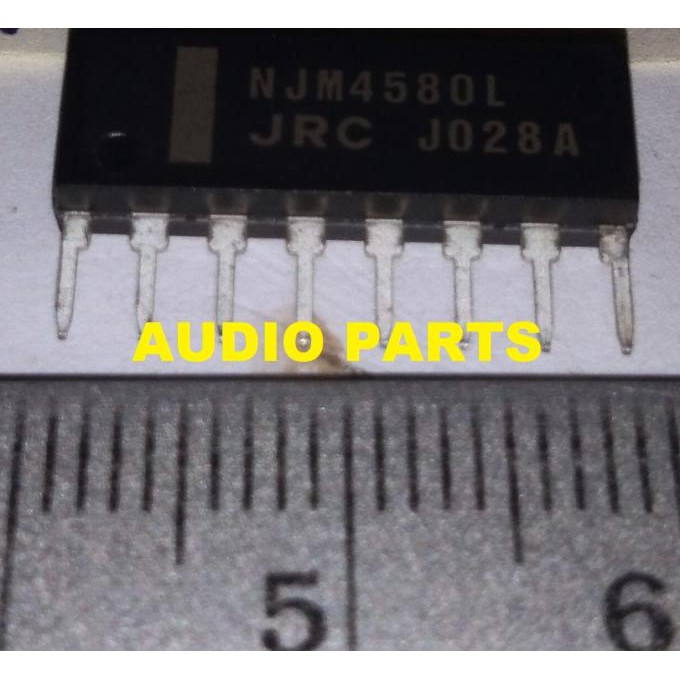 Jrc4580L Sip-8 Dual Operational Amplifier Ic Audiopa83 Diminati Banget