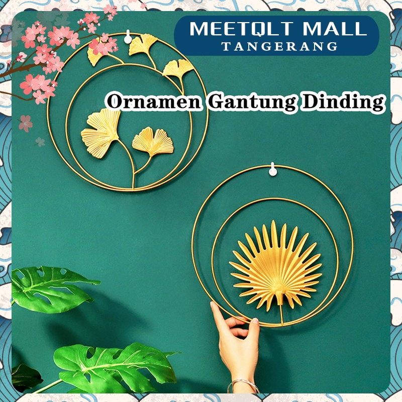 INS Nordic Ornamen Gantung Dinding Hiasan Gantungan Dinding Decor Dinding Gold Estetik Dekorasi Dinding 3D