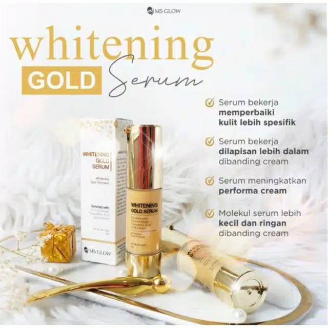 Whitening serum gold/whitening gold serum
