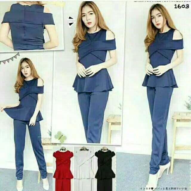 Jumpsuit Bahu Silang Cross Premium - by belbra