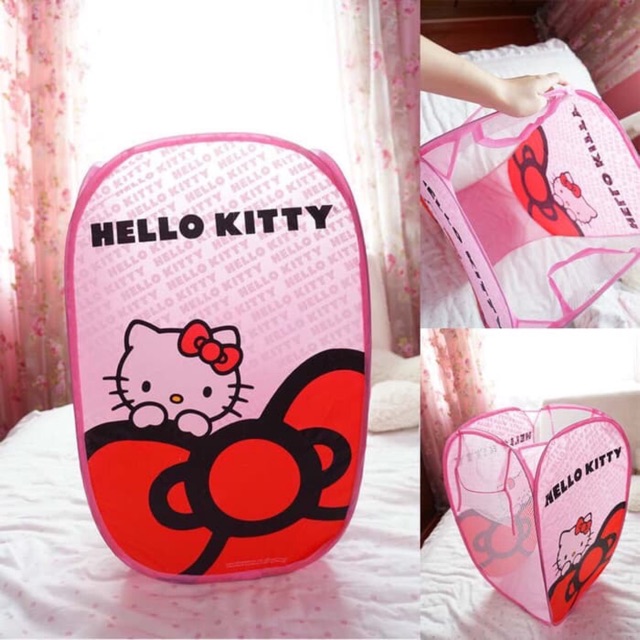 BARU ! KERANJANG BAJU KOTOR LIPAT LAUNDRY BAG BASKET KARAKTER