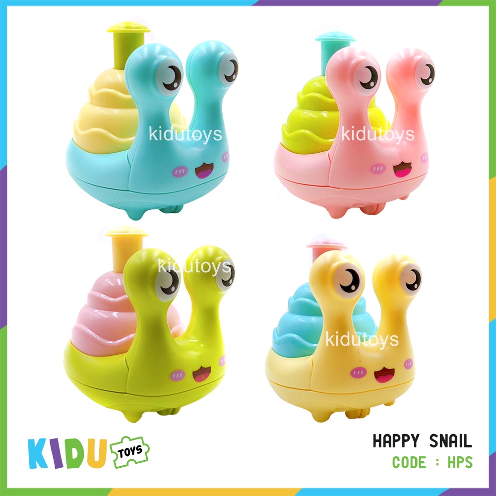 Mainan Anak Burung Hantu Siput Turbo Berjalan Happy Owl / Happy Snail Kidu Toys