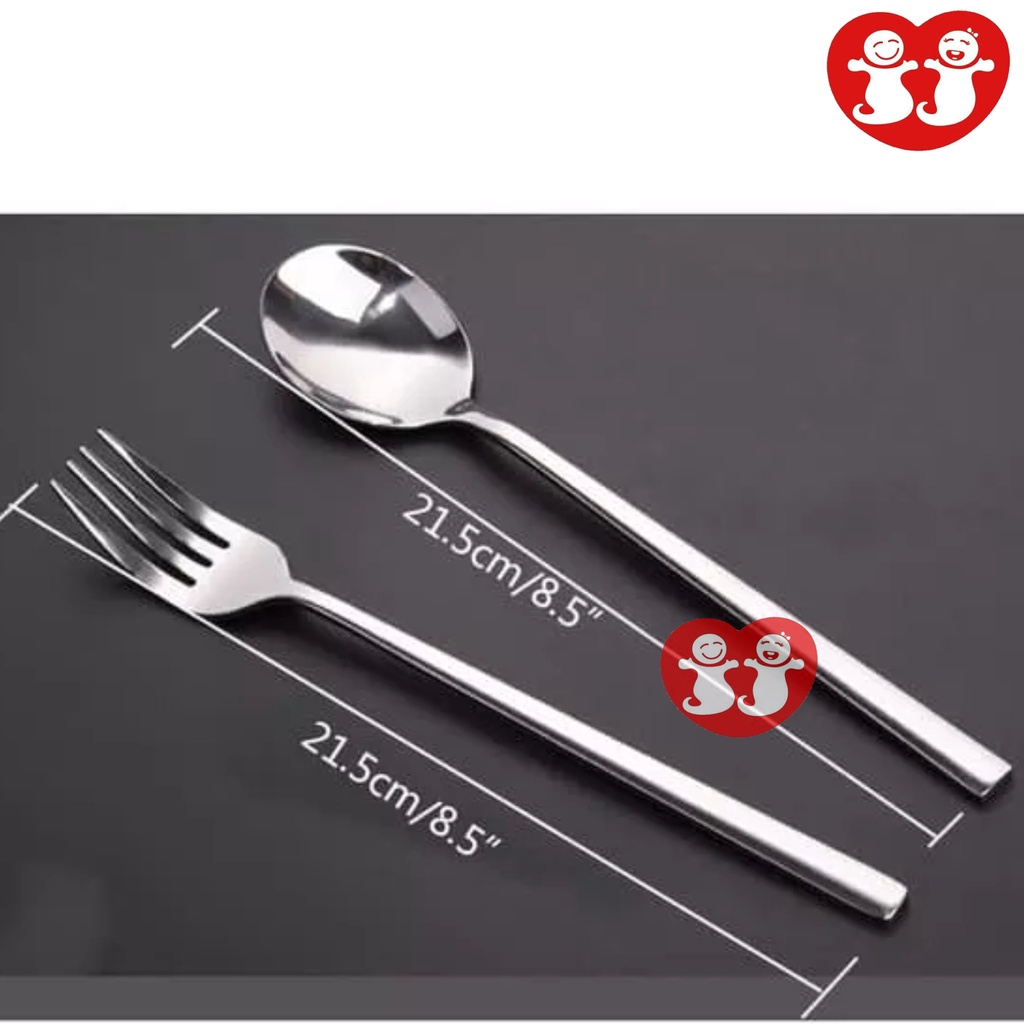 Set Sendok Garpu Sujeo Korea Stainless Steel