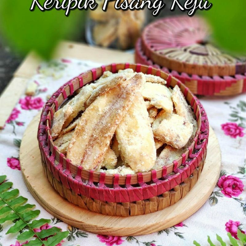 

Keripik pisang rasa keju